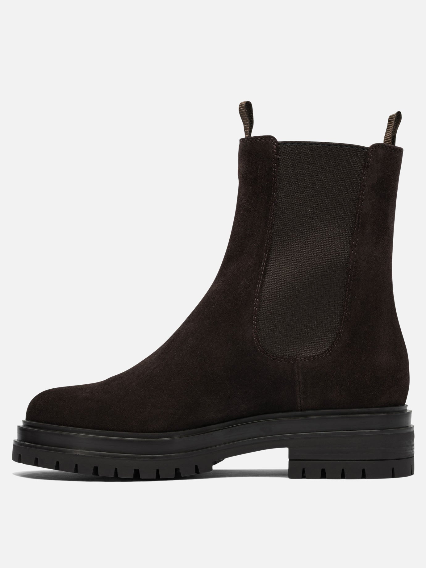Chelsea boots 100% leather - 100% rubber  Brown - Gianvito Rossi Women | PDP | VIETTI Online Store | thumbnail_3