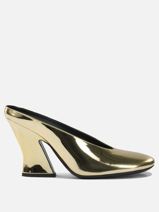 Mules 100% calf leather  Gold - Givenchy Women | PDP | VIETTI Online Store 
