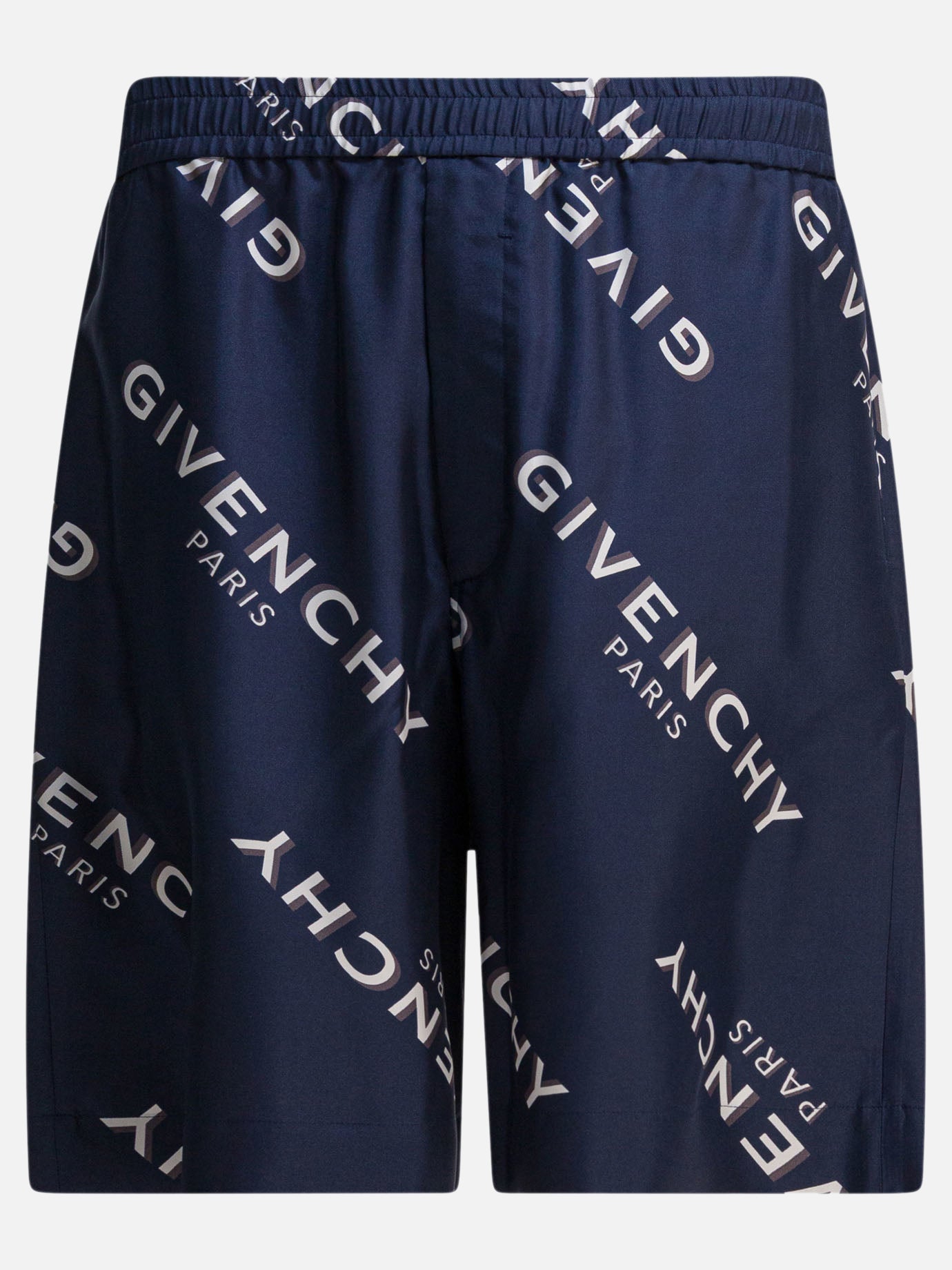 Drawstring shorts Logo  Blue - Givenchy Men | PDP | VIETTI Online Store | thumbnail