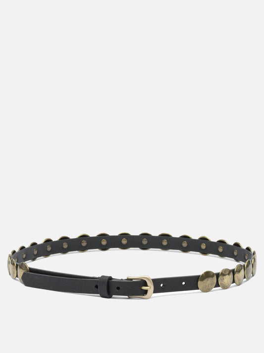 Leather belts 100% cow leather  Black - Golden Goose Women | PDP | VIETTI Online Store 
