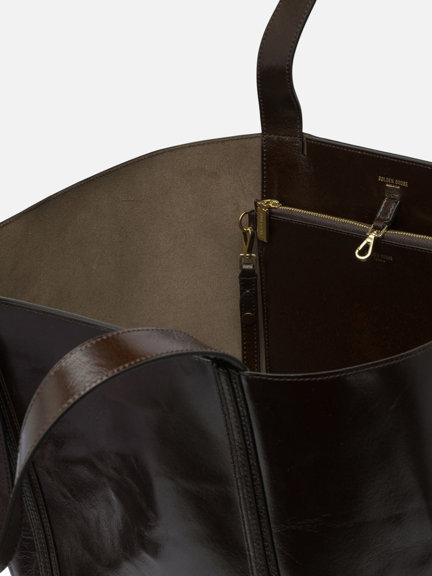 Medium bags 100% cow leather  Brown - Golden Goose Women | PDP | VIETTI Online Store | thumbnail_5