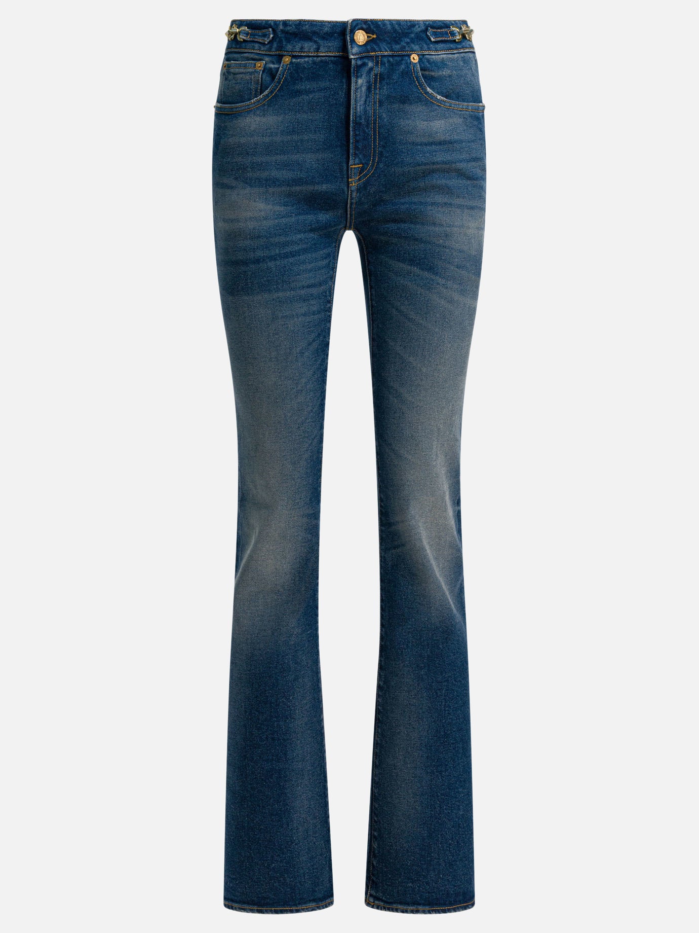 Flared jeans Denim  Blue - Golden Goose Women | PDP | VIETTI Online Store | thumbnail