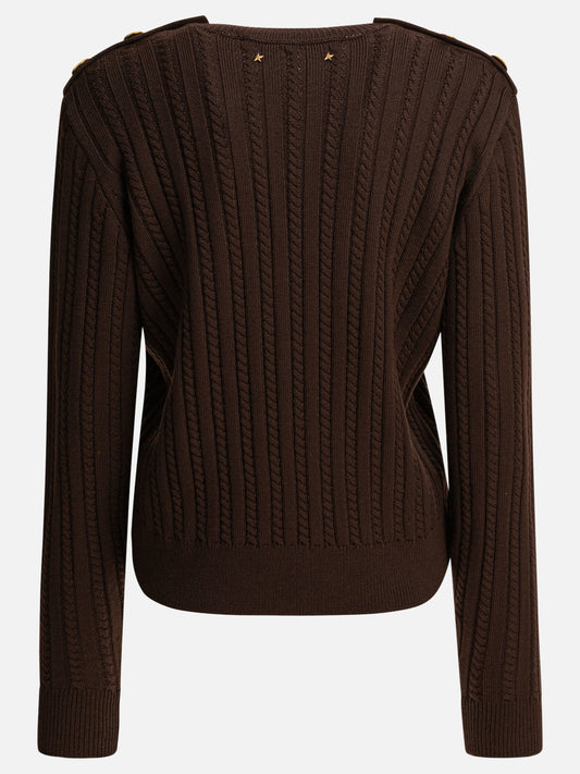 Crewneck sweaters Solid colour  Brown - Golden Goose Women | PLP | VIETTI Online Store | 2
