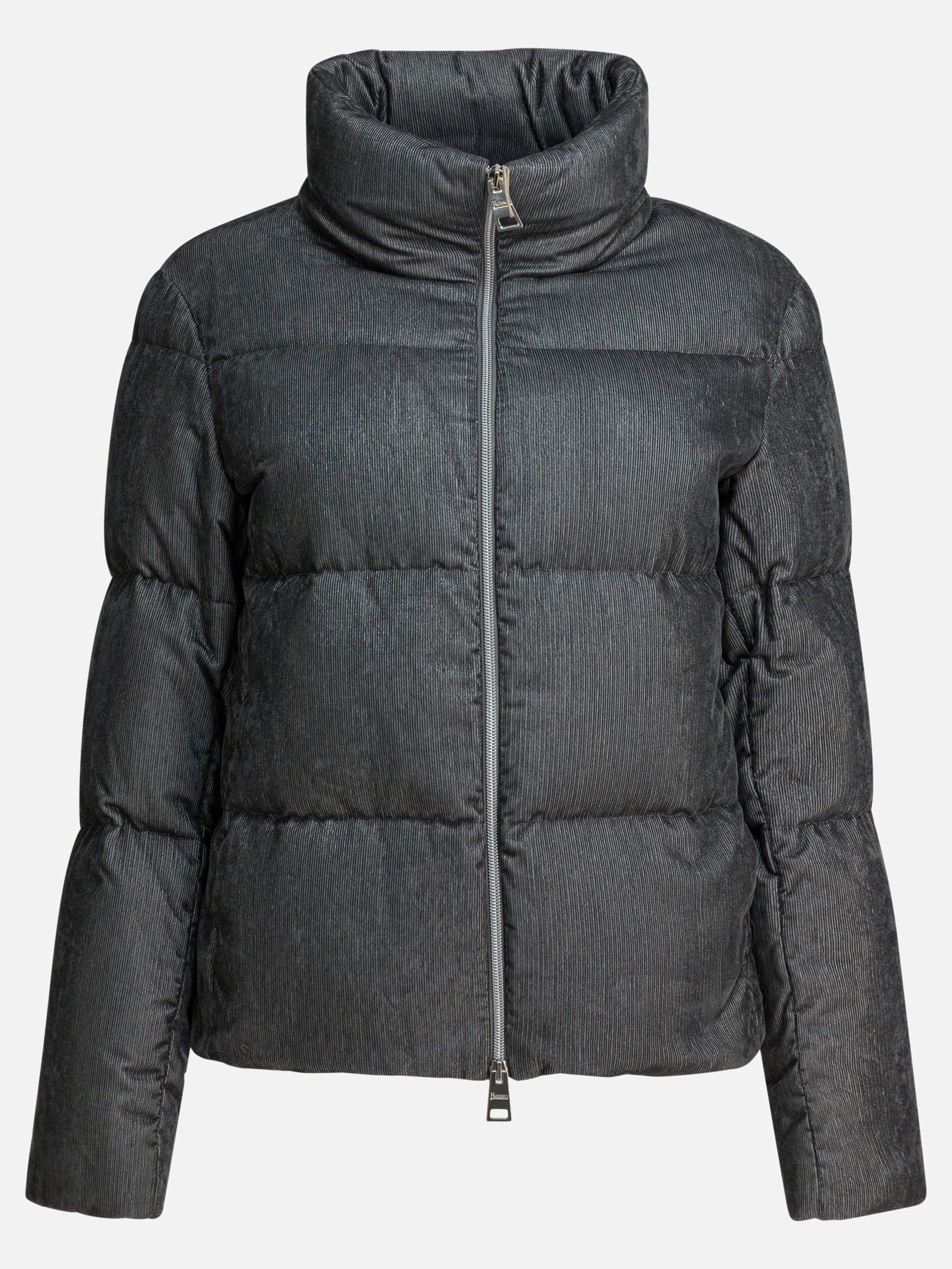 Down jackets Solid colour  Grey - Herno Women | PDP | VIETTI Online Store | thumbnail