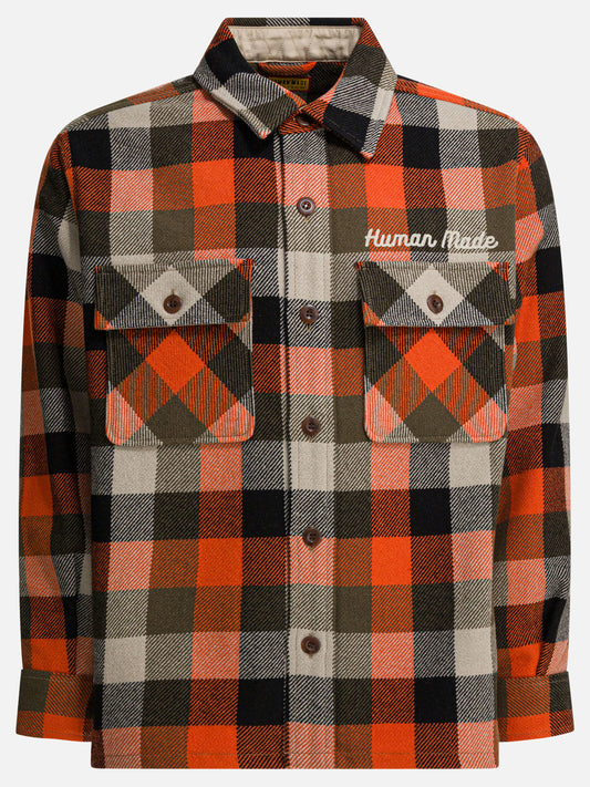 Overshirt jackets Check  Orange - Human Made Men | PDP | VIETTI Online Store 
