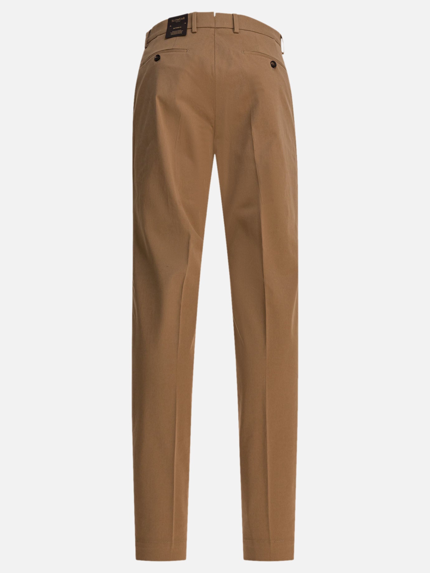Tailored trousers Solid colour  Beige - Incotex Men | PDP | VIETTI Online Store | Zoom-Modal_2

