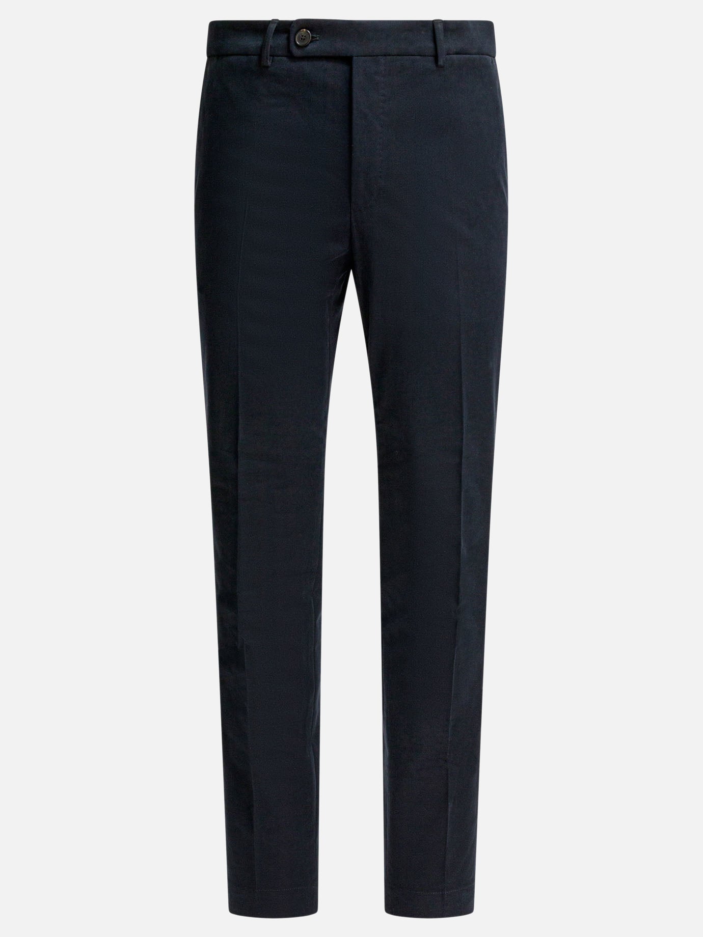 Tailored trousers Solid colour  Blue - Incotex Men | PDP | VIETTI Online Store | thumbnail