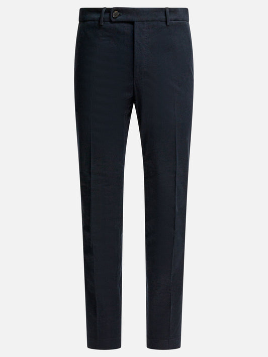 Tailored trousers Solid colour  Blue - Incotex Men | PDP | VIETTI Online Store 
