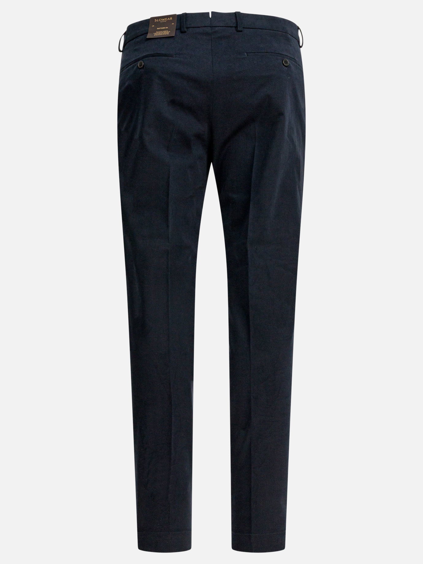 Tailored trousers Solid colour  Blue - Incotex Men | PDP | VIETTI Online Store | Zoom-Modal_2
