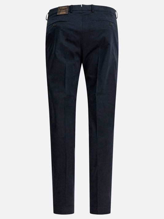 Tailored trousers Solid colour  Blue - Incotex Men | PDP | VIETTI Online Store | 2
