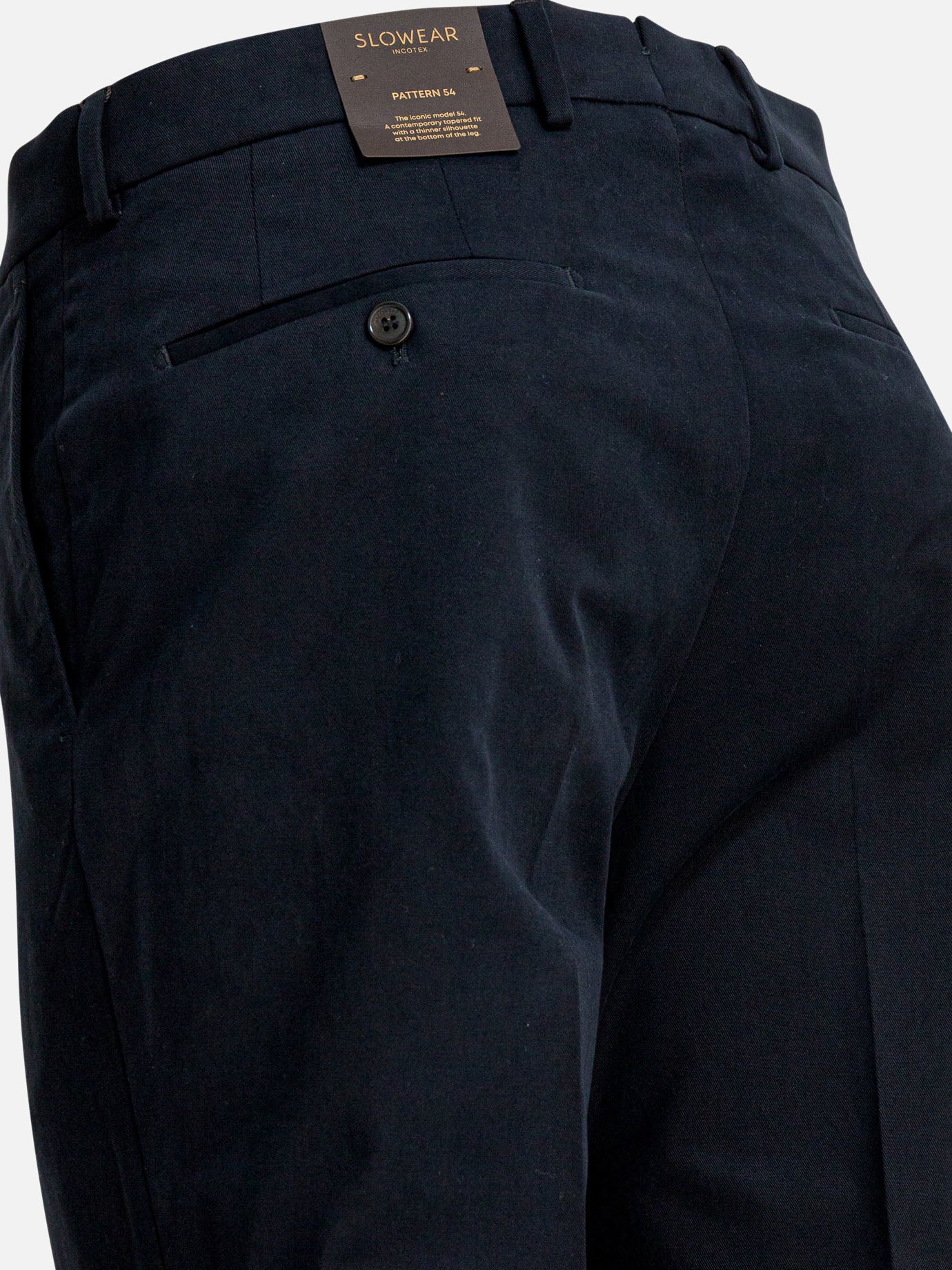 Tailored trousers Solid colour  Blue - Incotex Men | PDP | VIETTI Online Store | Zoom-Modal_4
