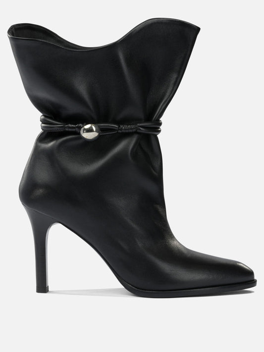Pull-on boots 100% lamb leather - 100% leather  Black - Isabel Marant Women | PLP | VIETTI Online Store 
