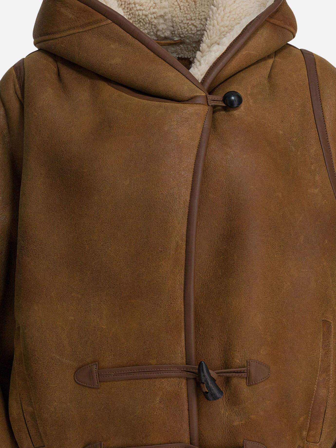 Shearling jackets Solid colour  Brown - Isabel Marant Women | PDP | VIETTI Online Store | Zoom-Modal_3
