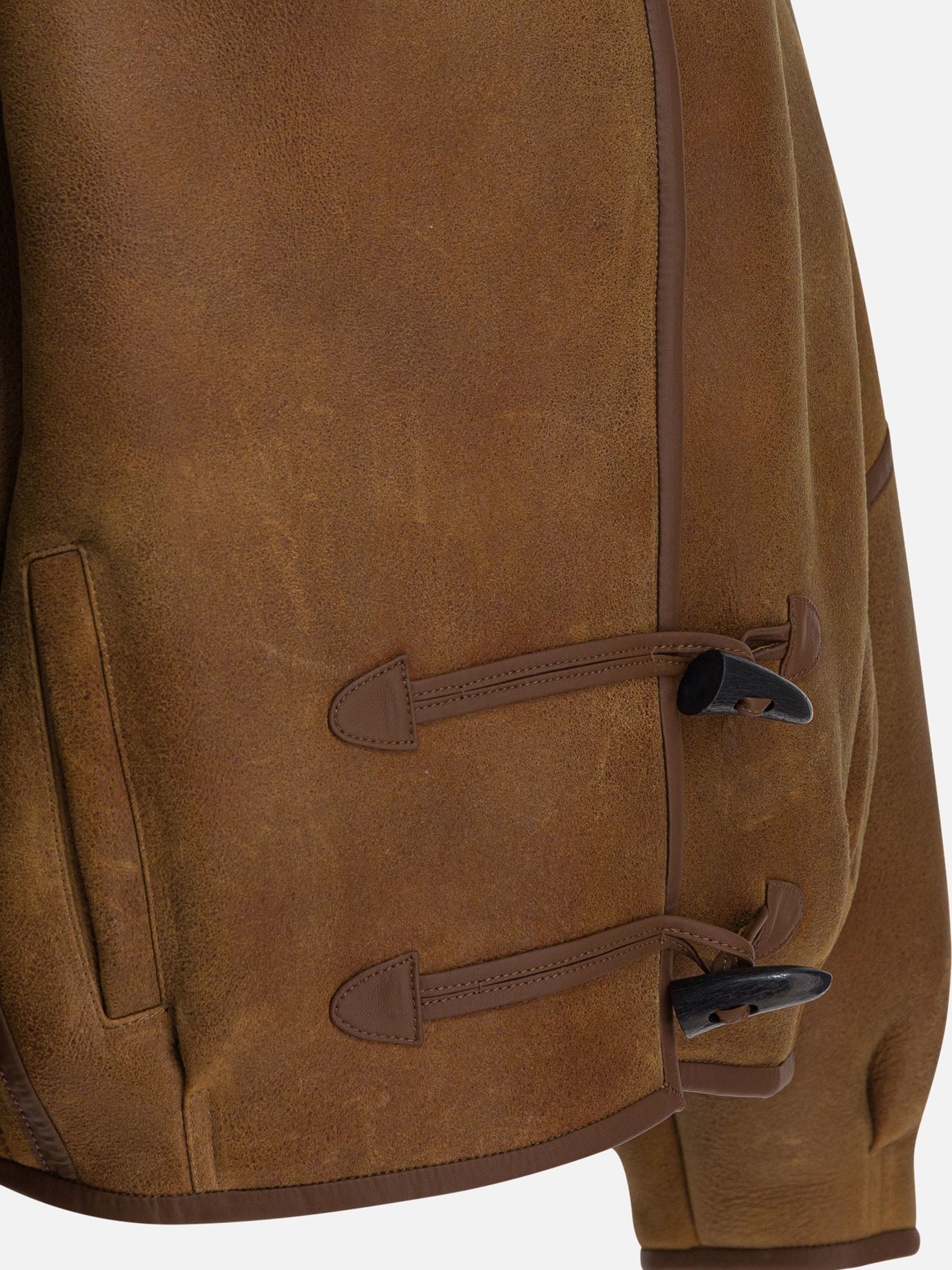 Shearling jackets Solid colour  Brown - Isabel Marant Women | PDP | VIETTI Online Store | thumbnail_4