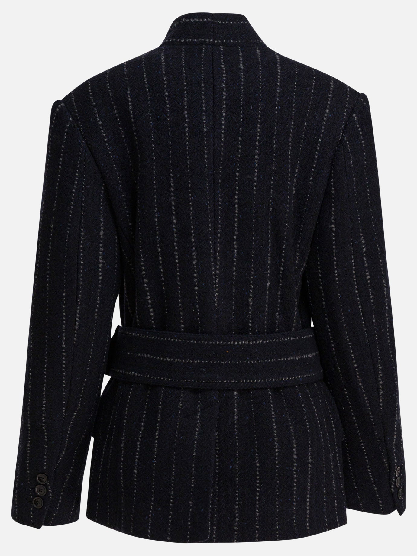 Short coats Pinstripe  Blue - Isabel Marant Women | PDP | VIETTI Online Store | Zoom-Modal_2
