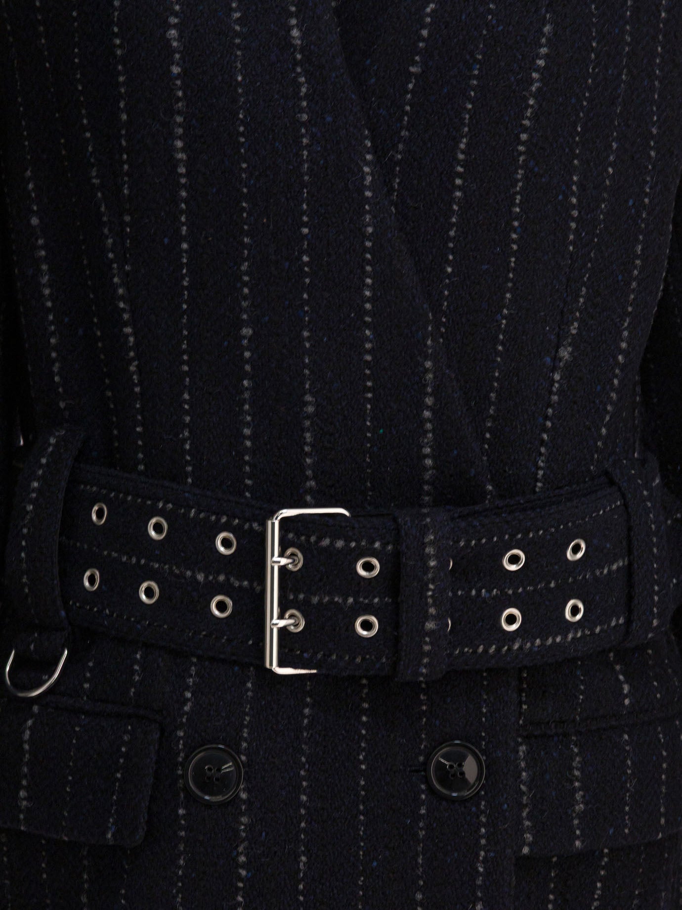 Short coats Pinstripe  Blue - Isabel Marant Women | PDP | VIETTI Online Store | thumbnail_3