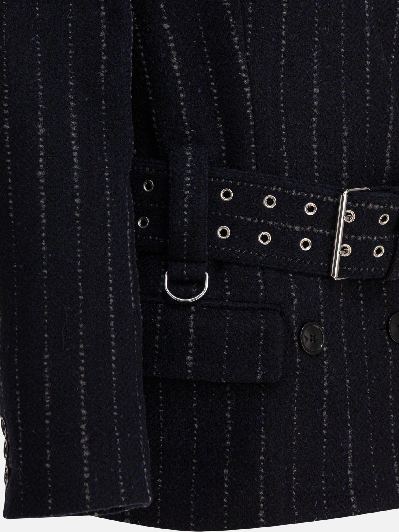 Short coats Pinstripe  Blue - Isabel Marant Women | PDP | VIETTI Online Store | thumbnail_4