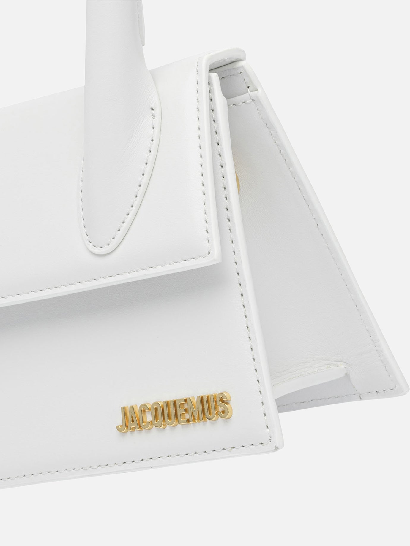 Small bags 100% cow leather - Lining : 100% cotton  White - Jacquemus Women | PDP | VIETTI Online Store | thumbnail_4