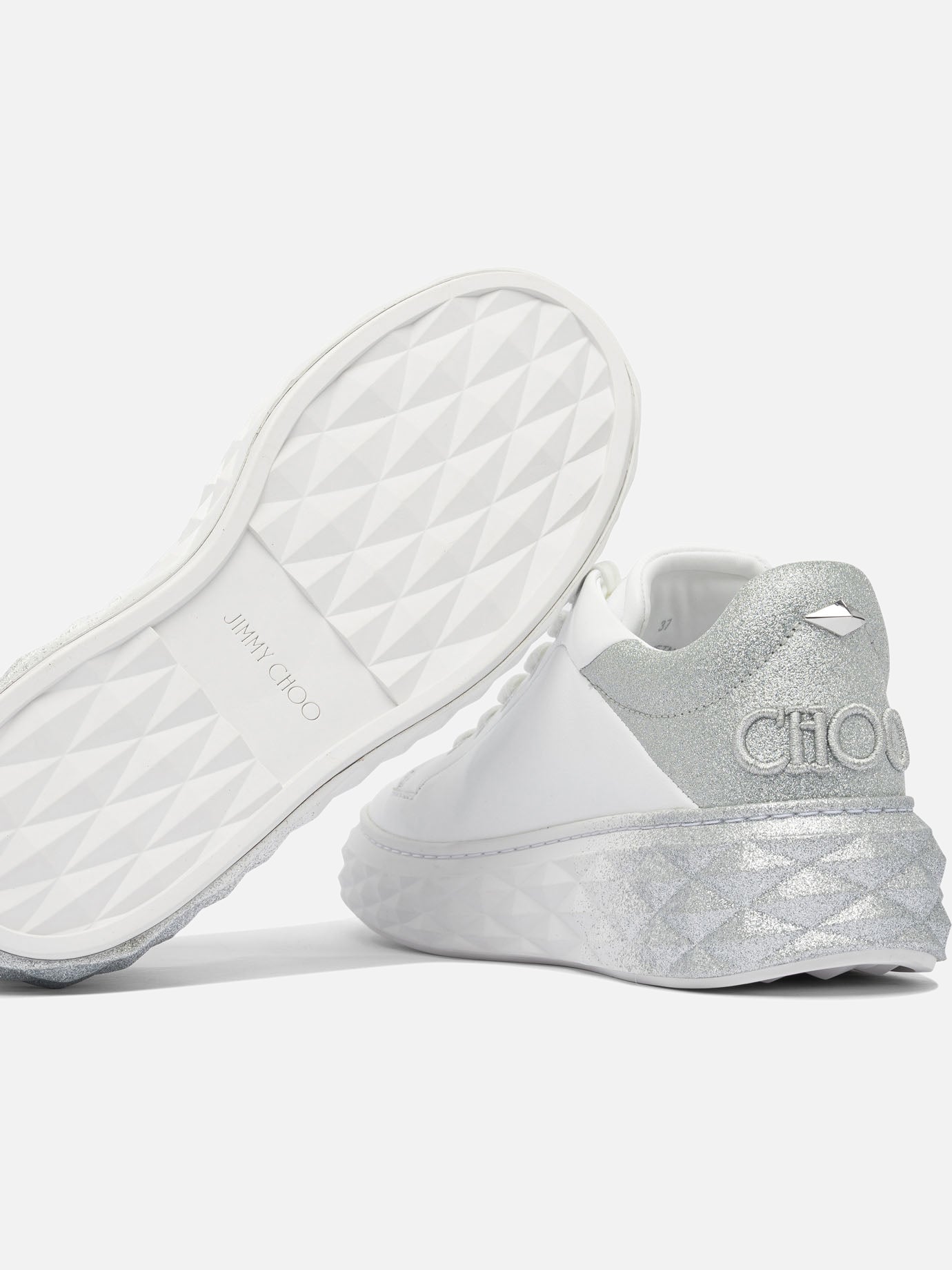 Low top sneakers 80% lamb 20% cow - 100% rubber  White - Jimmy Choo Women | PDP | VIETTI Online Store | thumbnail_5