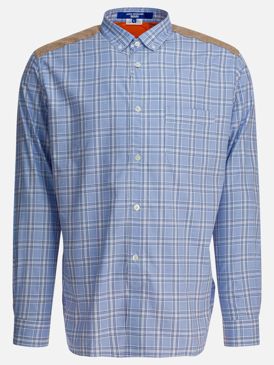 Casual shirts Check  Light blue - Junya Watanabe MAN Men | PDP | VIETTI Online Store 
