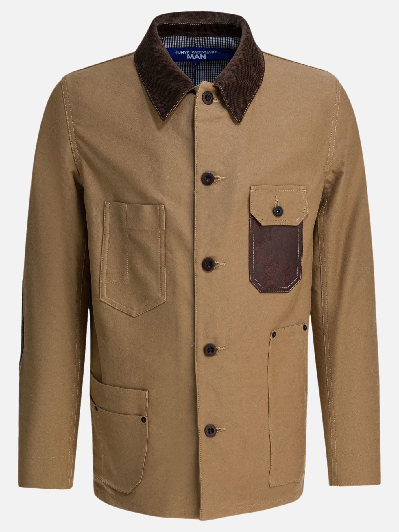 Quilted & Utility Jackets Solid colour  Beige - Junya Watanabe MAN Men | PDP | VIETTI Online Store | Zoom-Modal
