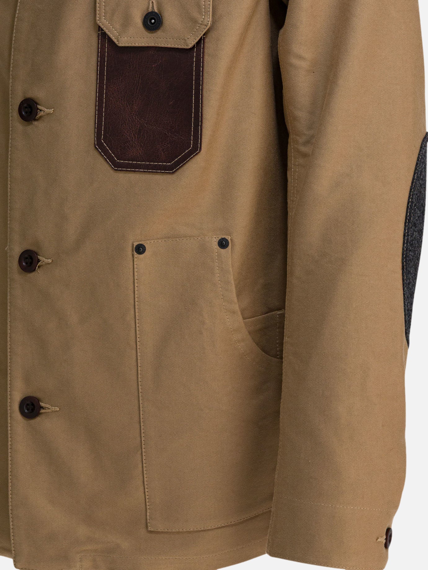 Quilted & Utility Jackets Solid colour  Beige - Junya Watanabe MAN Men | PDP | VIETTI Online Store | thumbnail_4