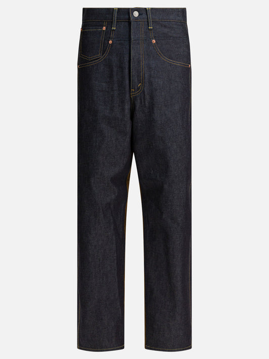 Straight-leg jeans Solid colour  Blue - Junya Watanabe MAN Men | PLP | VIETTI Online Store 
