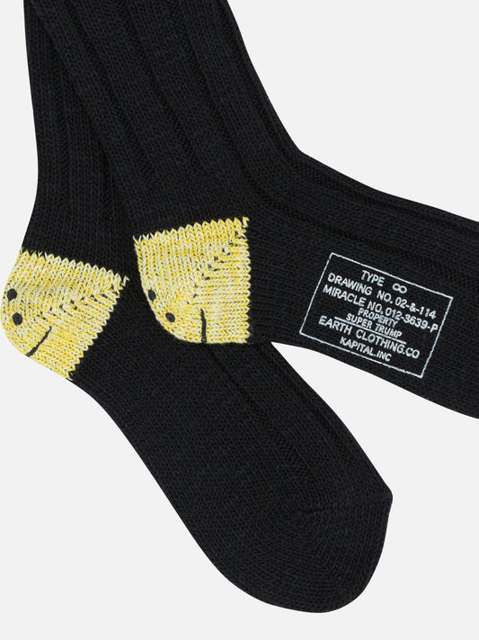 Classic socks Solid colour  Black - KAPITAL Men | PDP | VIETTI Online Store | 2
