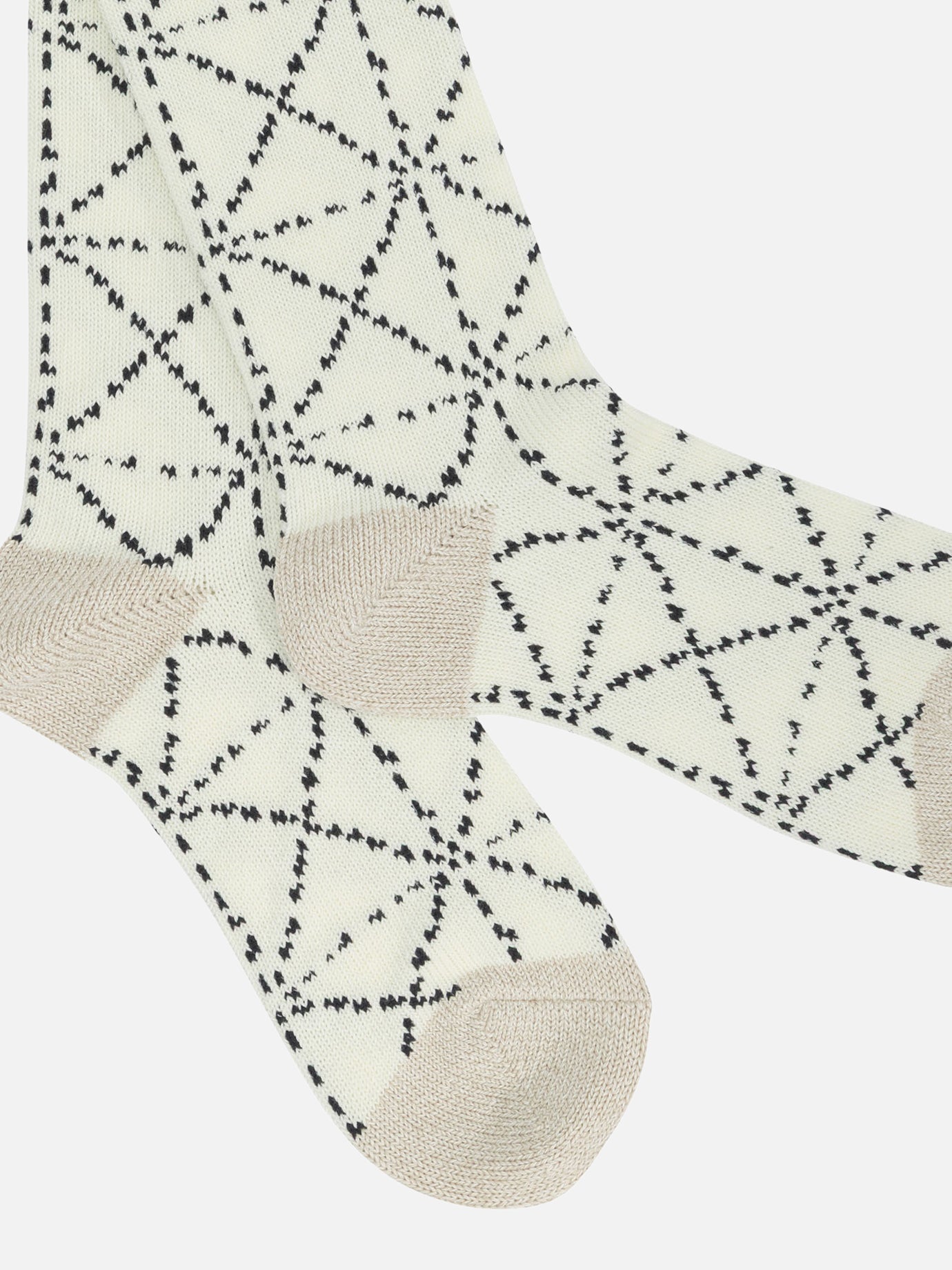 Classic socks Graphics  Beige - KAPITAL Men | PDP | VIETTI Online Store | Zoom-Modal_2
