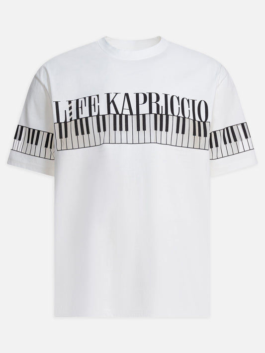 Crewneck t-shirts Print  White - KAPITAL Men | PLP | VIETTI Online Store 
