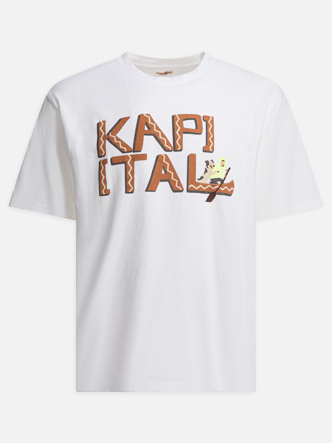 Crewneck t-shirts Graphics  Orange - KAPITAL Men | PDP | VIETTI Online Store | thumbnail