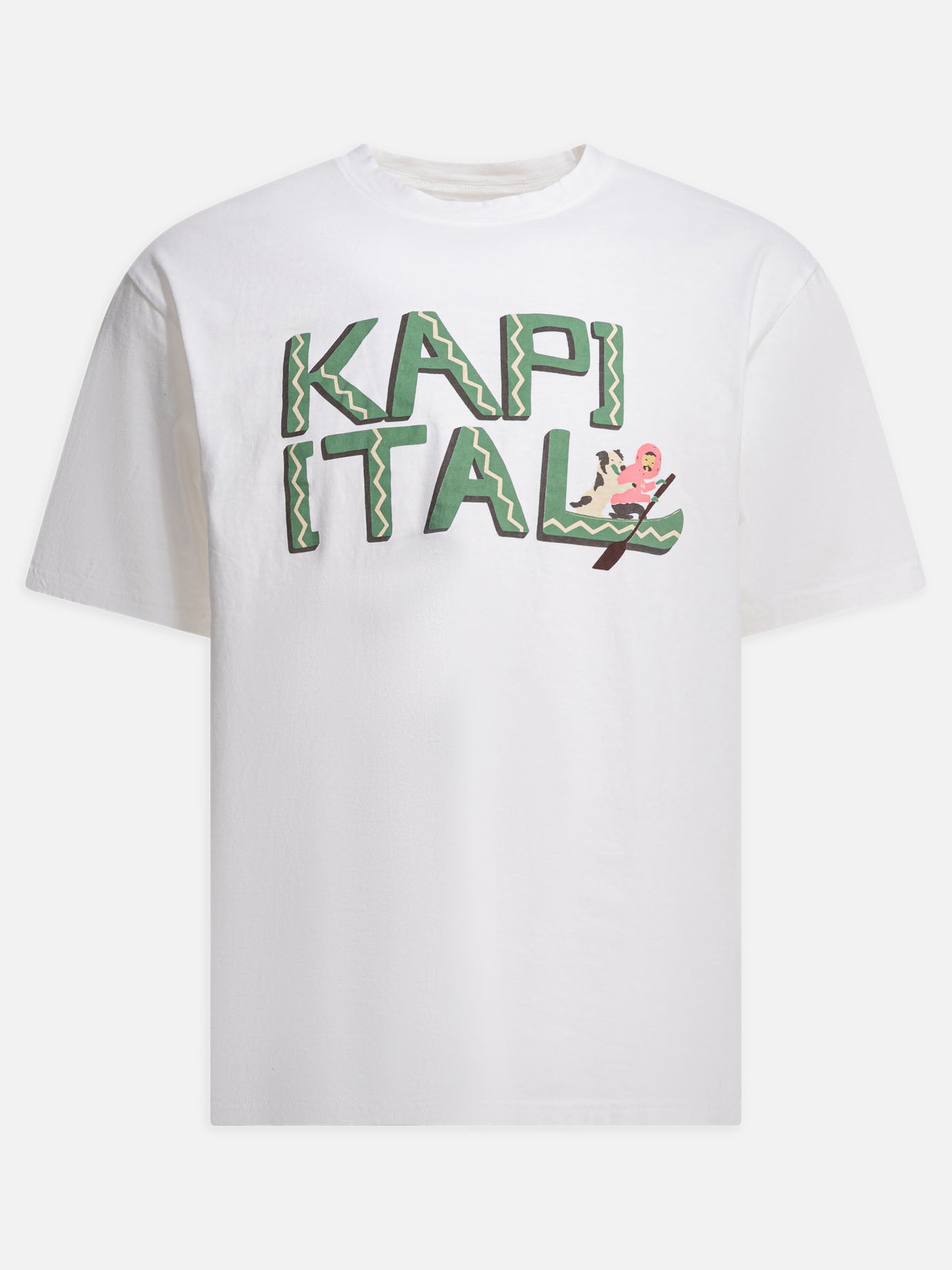 Crewneck t-shirts Graphics  White - KAPITAL Men | PDP | VIETTI Online Store | Zoom-Modal
