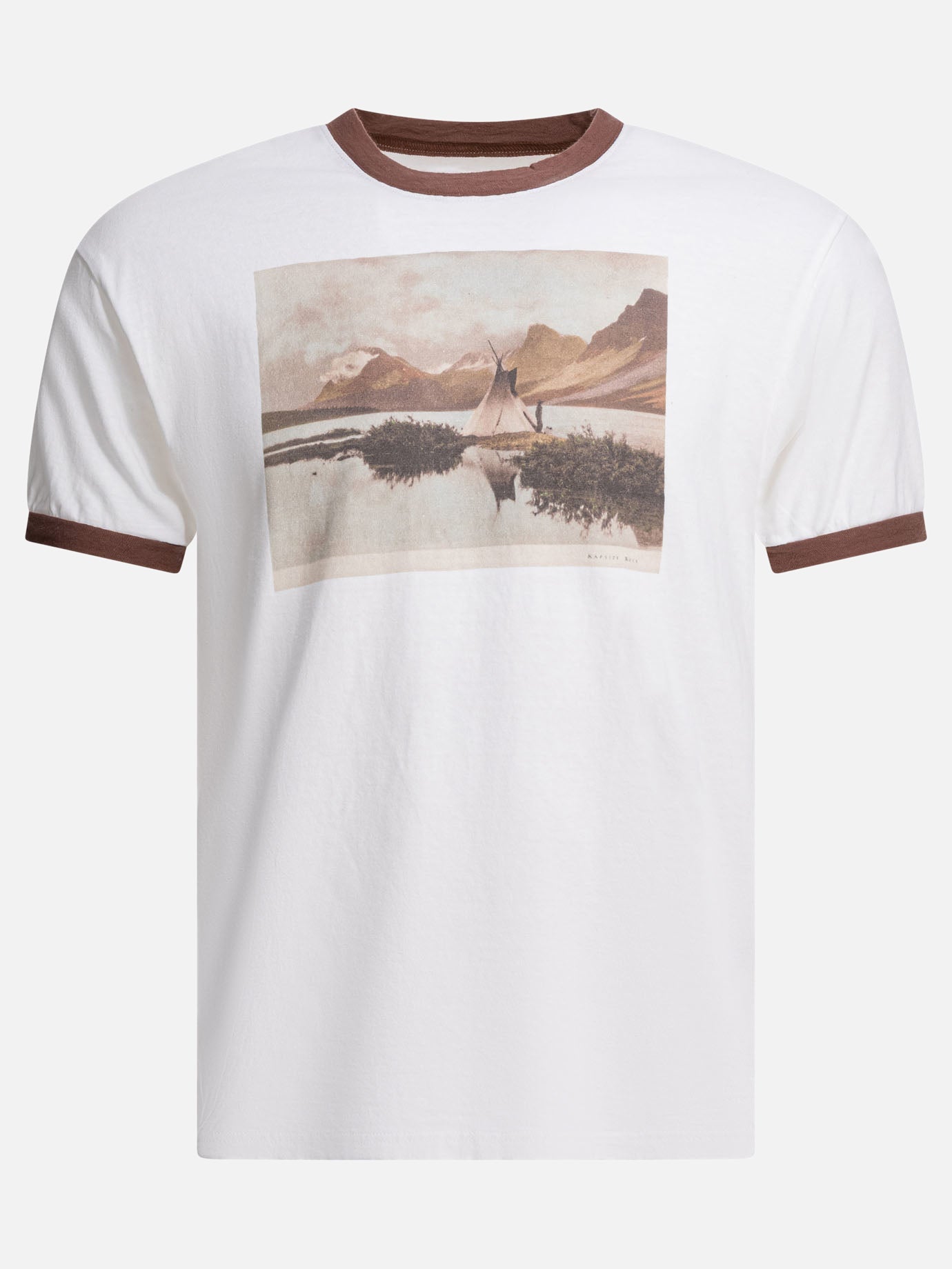 Crewneck t-shirts Graphics  White - KAPITAL Men | PDP | VIETTI Online Store | Zoom-Modal
