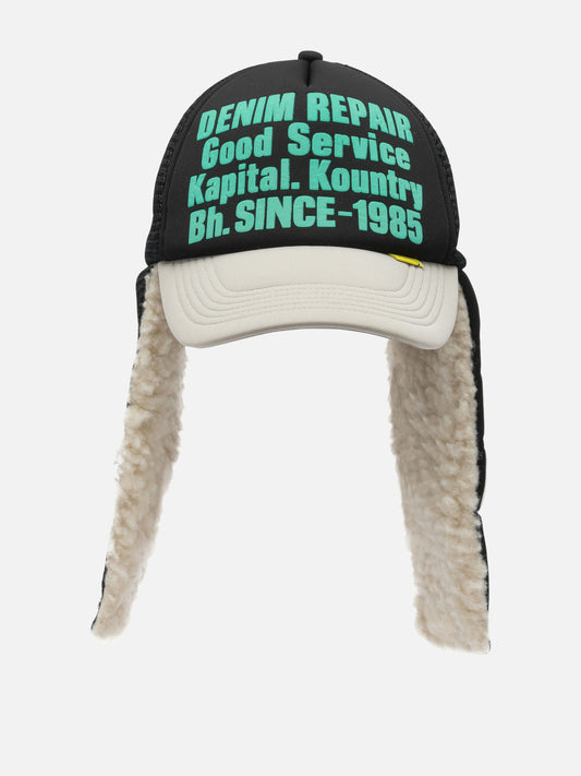 Trucker caps 100% polyester  Black - KAPITAL Men | PLP | VIETTI Online Store 
