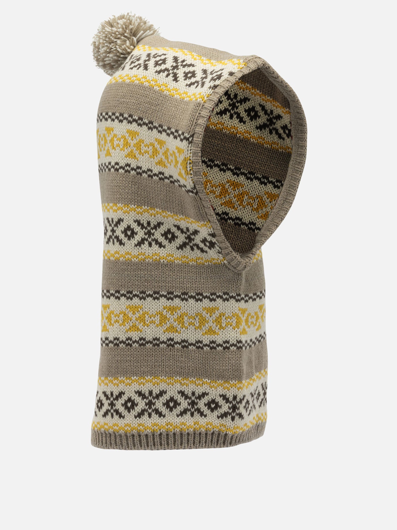 Balaclava 100% wool  Beige - KAPITAL Men | PDP | VIETTI Online Store | Zoom-Modal_2
