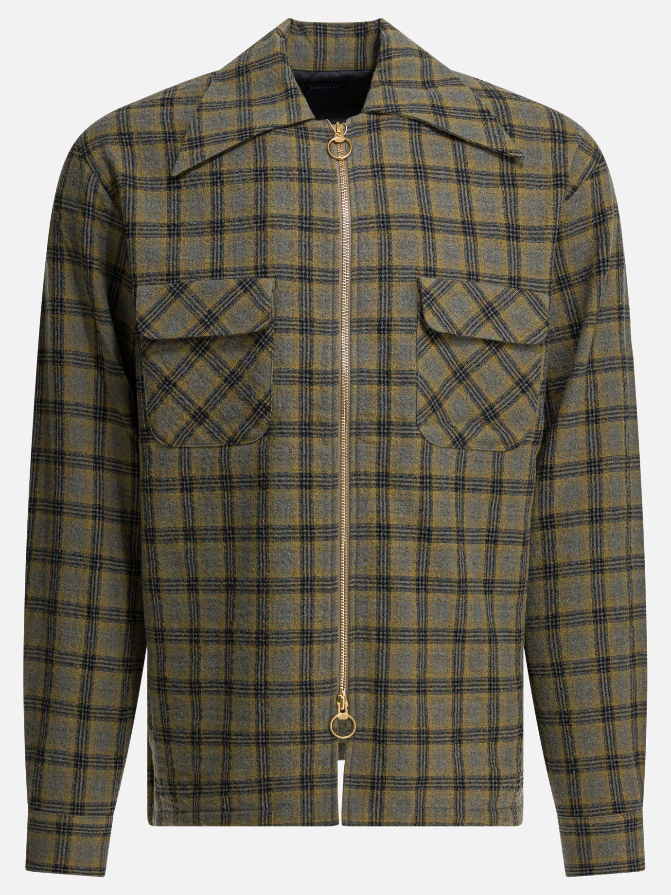 Overshirt jackets Check  Yellow - KAPITAL Men | PDP | VIETTI Online Store | Zoom-Modal
