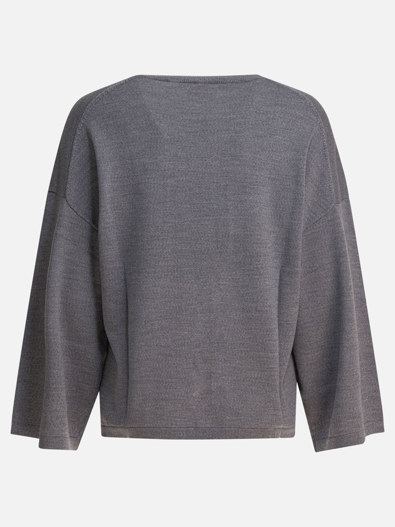 Crewneck sweaters Solid colour  Grey - Khaite Women | PDP | VIETTI Online Store | Zoom-Modal_2
