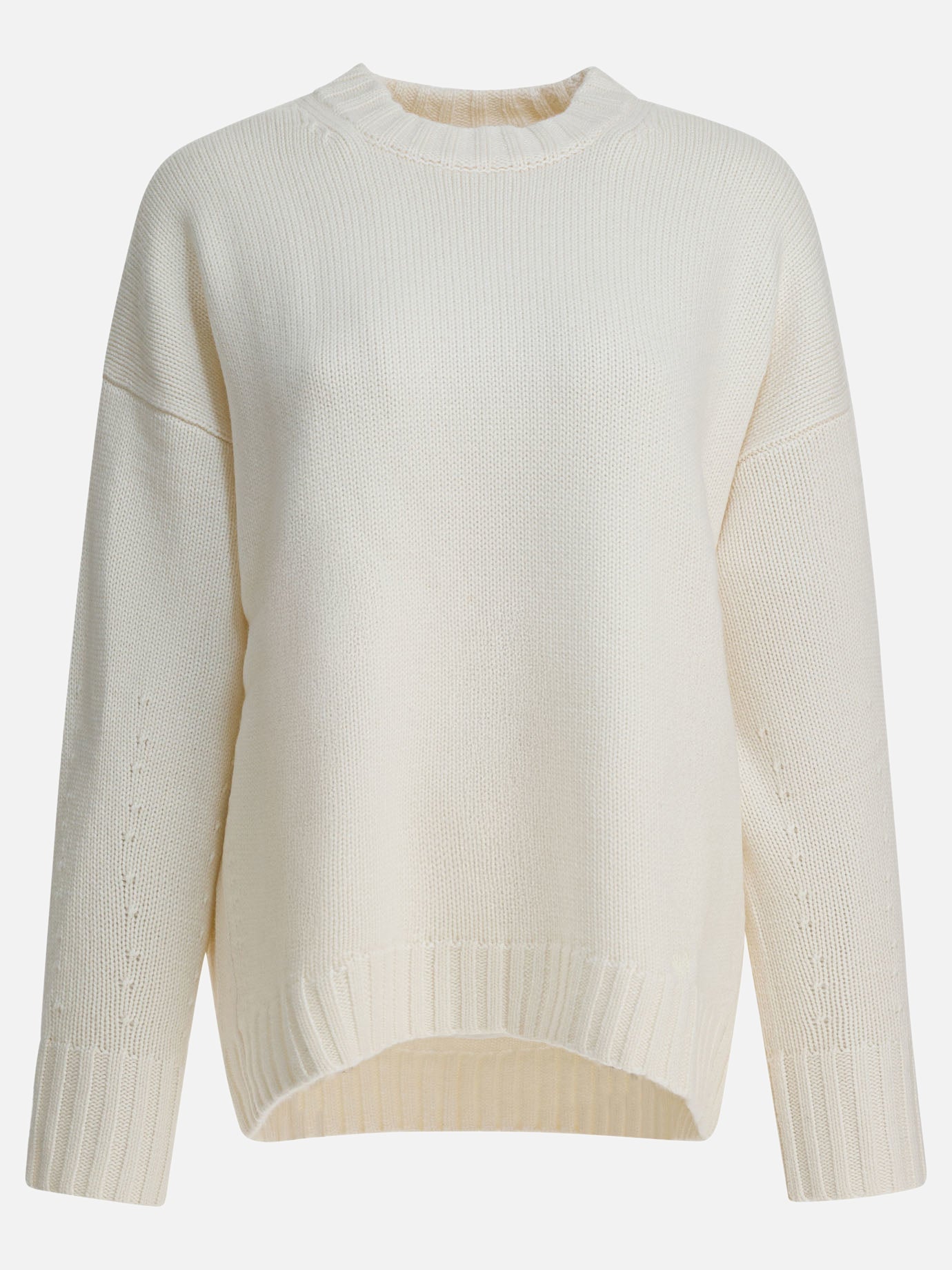Crewneck sweaters Solid colour  White - LouLou De Saison Women | PDP | VIETTI Online Store | Zoom-Modal

