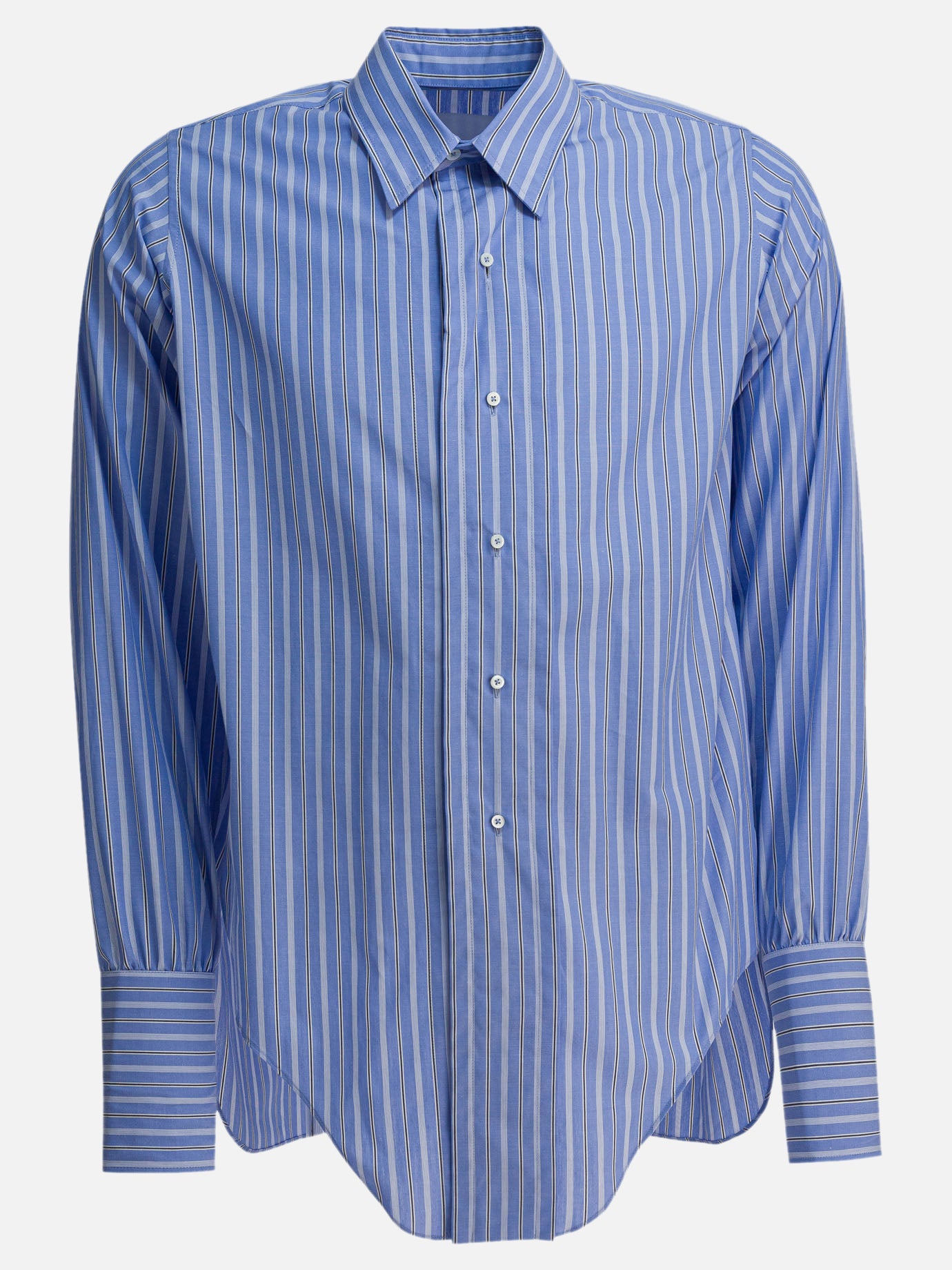 Casual shirts Striped  Light blue - Maison Margiela Women | PDP | VIETTI Online Store | thumbnail