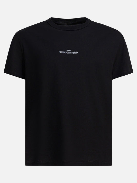 Crewneck t-shirts Logo  Black - Maison Margiela Men | PLP | VIETTI Online Store 
