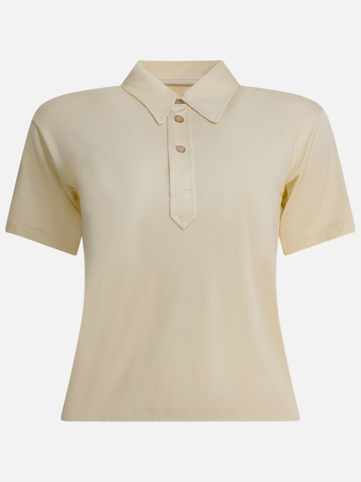 Polo shirts with buttons Solid colour  Beige - Maison Margiela Women | PDP | VIETTI Online Store | thumbnail