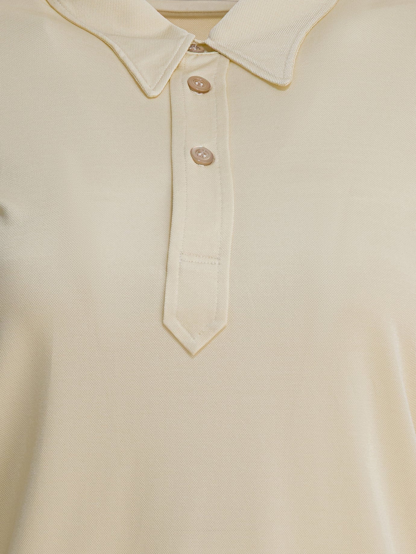 Polo shirts with buttons Solid colour  Beige - Maison Margiela Women | PDP | VIETTI Online Store | Zoom-Modal_4

