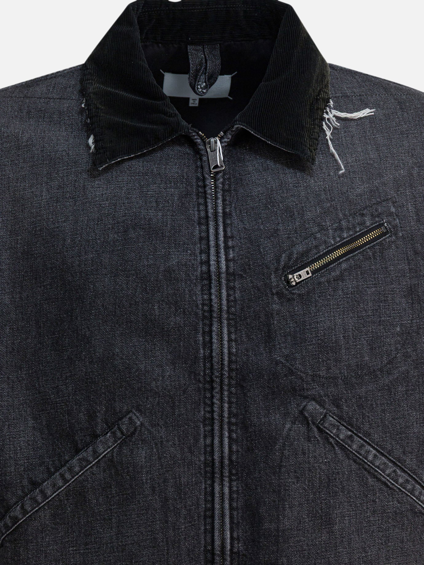 Denim jackets Solid colour  Black - Maison Margiela Men | PDP | VIETTI Online Store | Zoom-Modal_3
