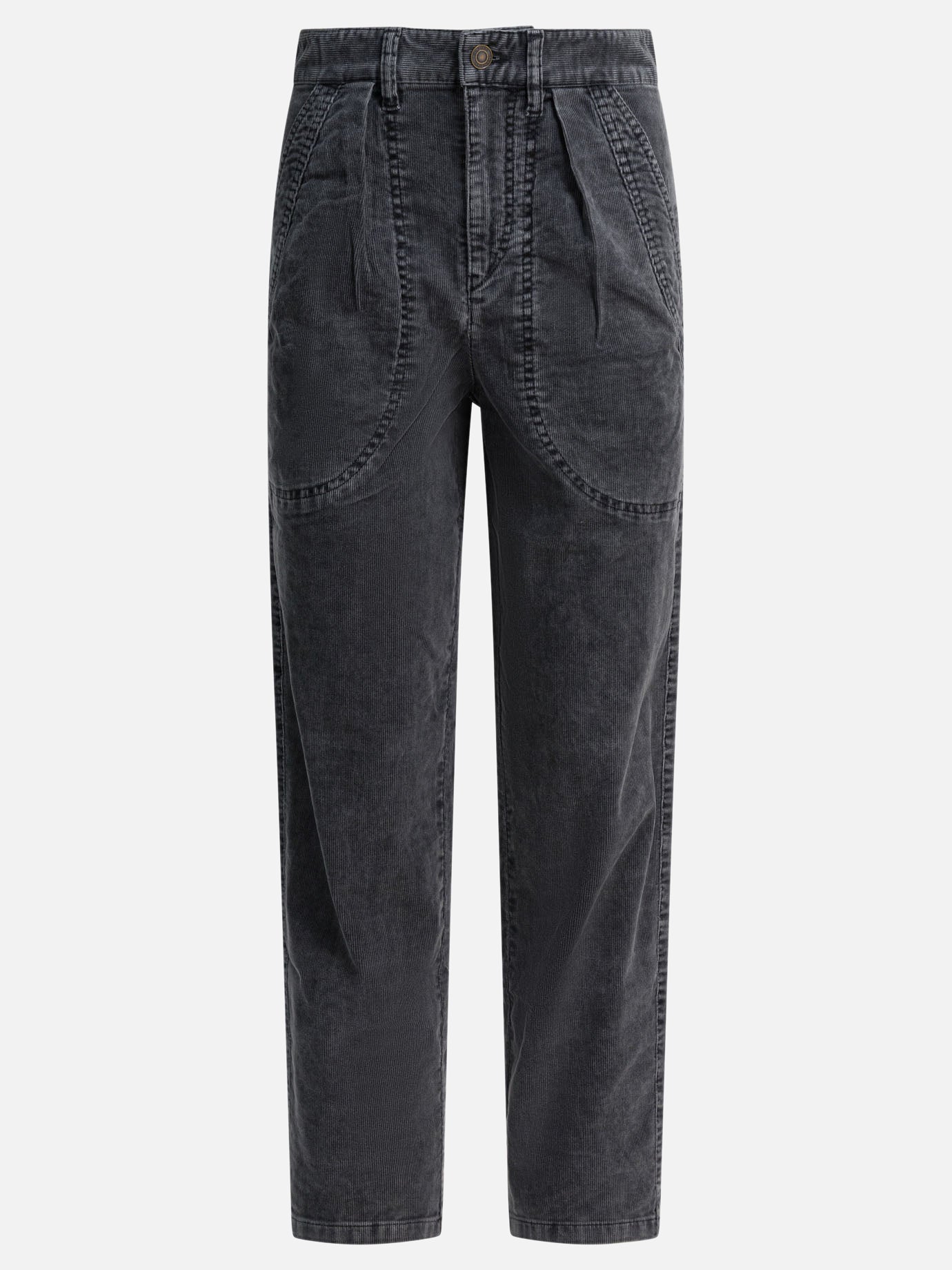 Leisure trousers Solid colour  Black - Marant Étoile Women | PDP | VIETTI Online Store | thumbnail