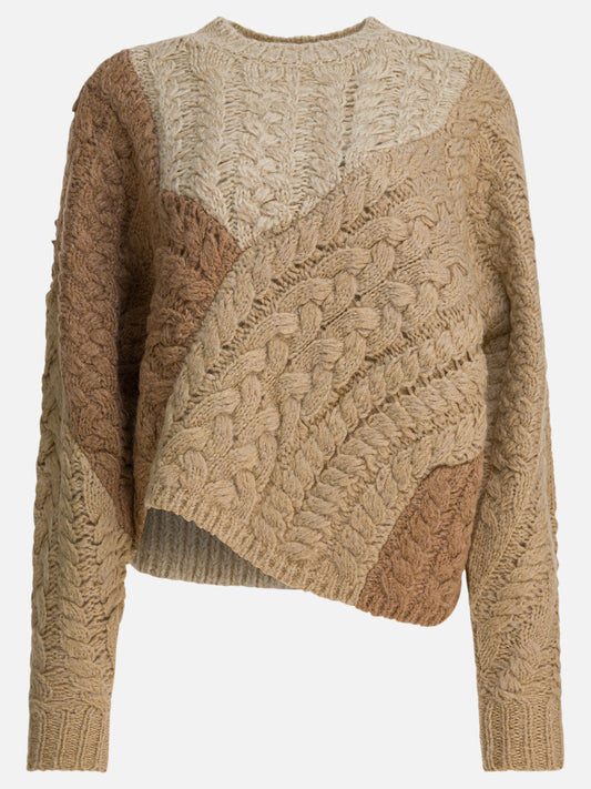 Crewneck sweaters Textured knit  Beige - Marant Étoile Women | PLP | VIETTI Online Store 
