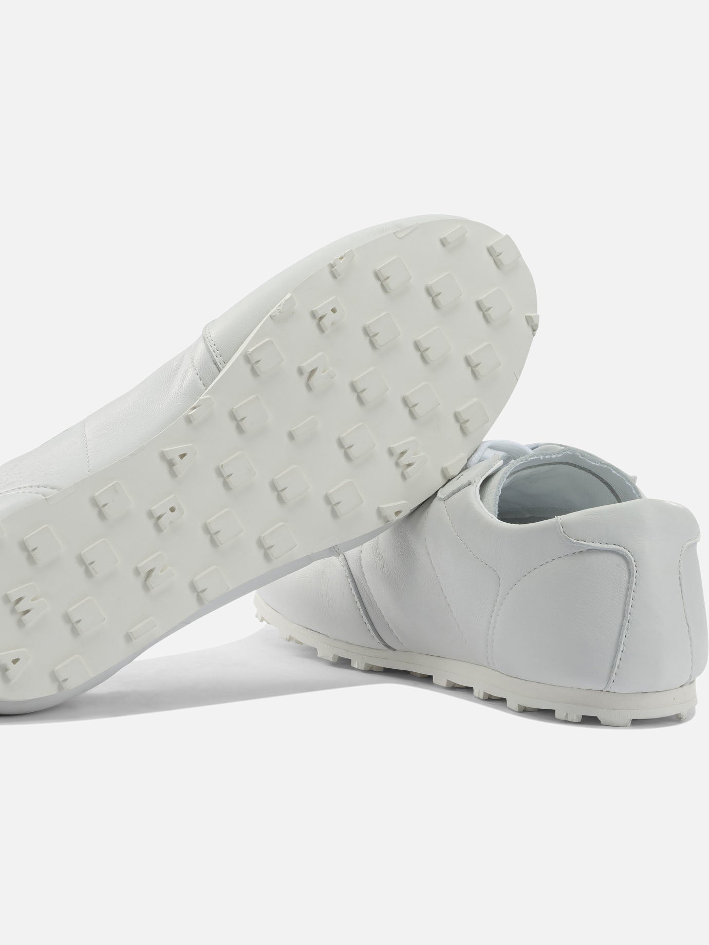 Low top sneakers 100% leather - 100% rubber  White - Marni Women | PDP | VIETTI Online Store | thumbnail_5