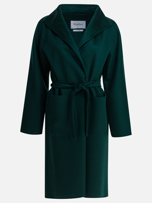Long coats Solid colour  Green - Max Mara Women | PLP | VIETTI Online Store 
