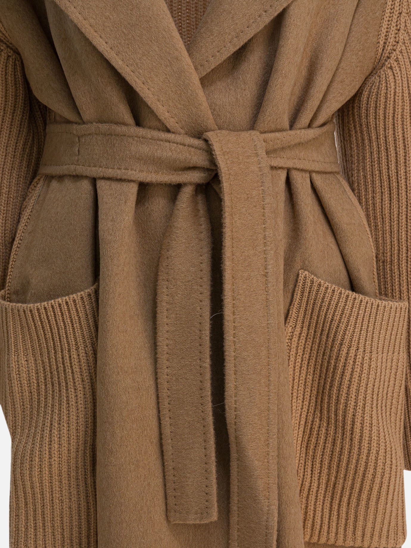 Long coats Solid colour  Brown - Max Mara Women | PDP | VIETTI Online Store | Zoom-Modal_3
