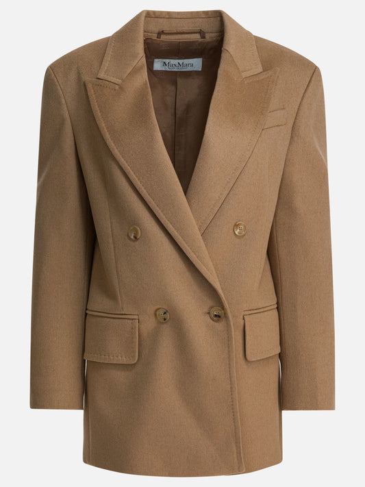 Blazers Solid colour  Brown - Max Mara Women | PDP | VIETTI Online Store 
