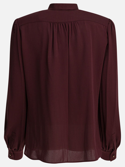 Casual shirts Solid colour  Red - Max Mara Women | PLP | VIETTI Online Store | 2
